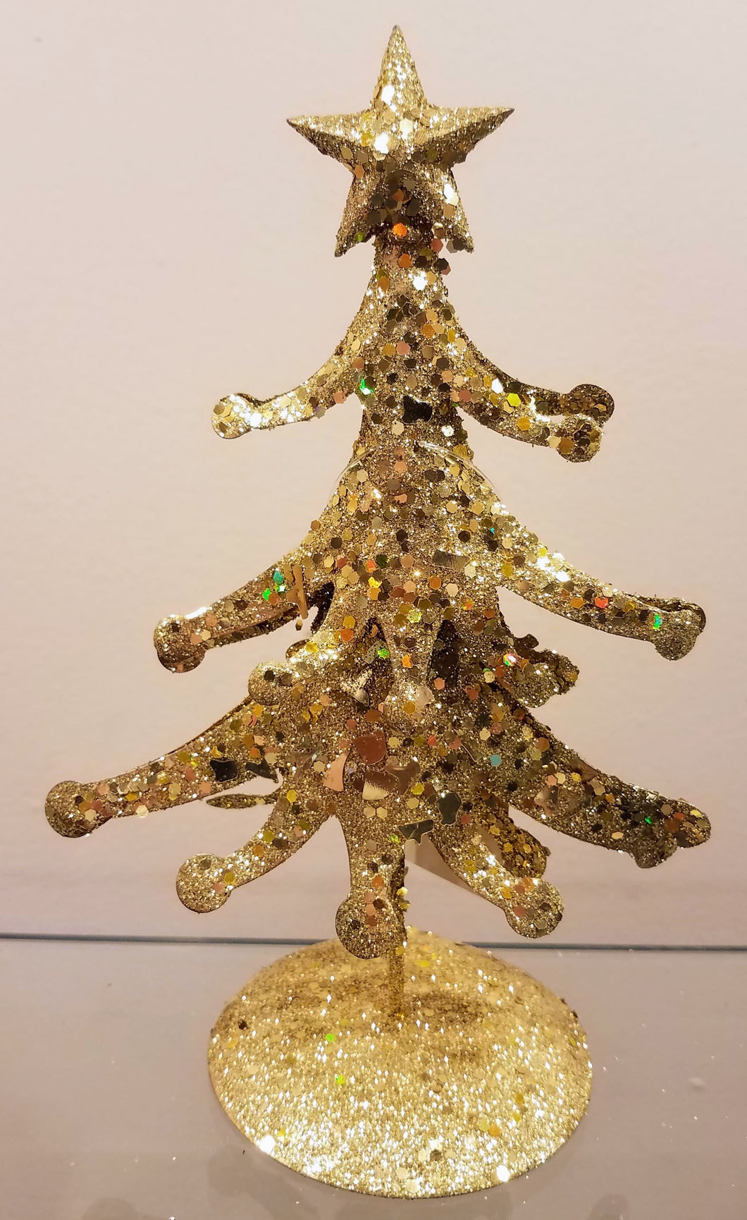 Metal gold tree/star/glitter 8