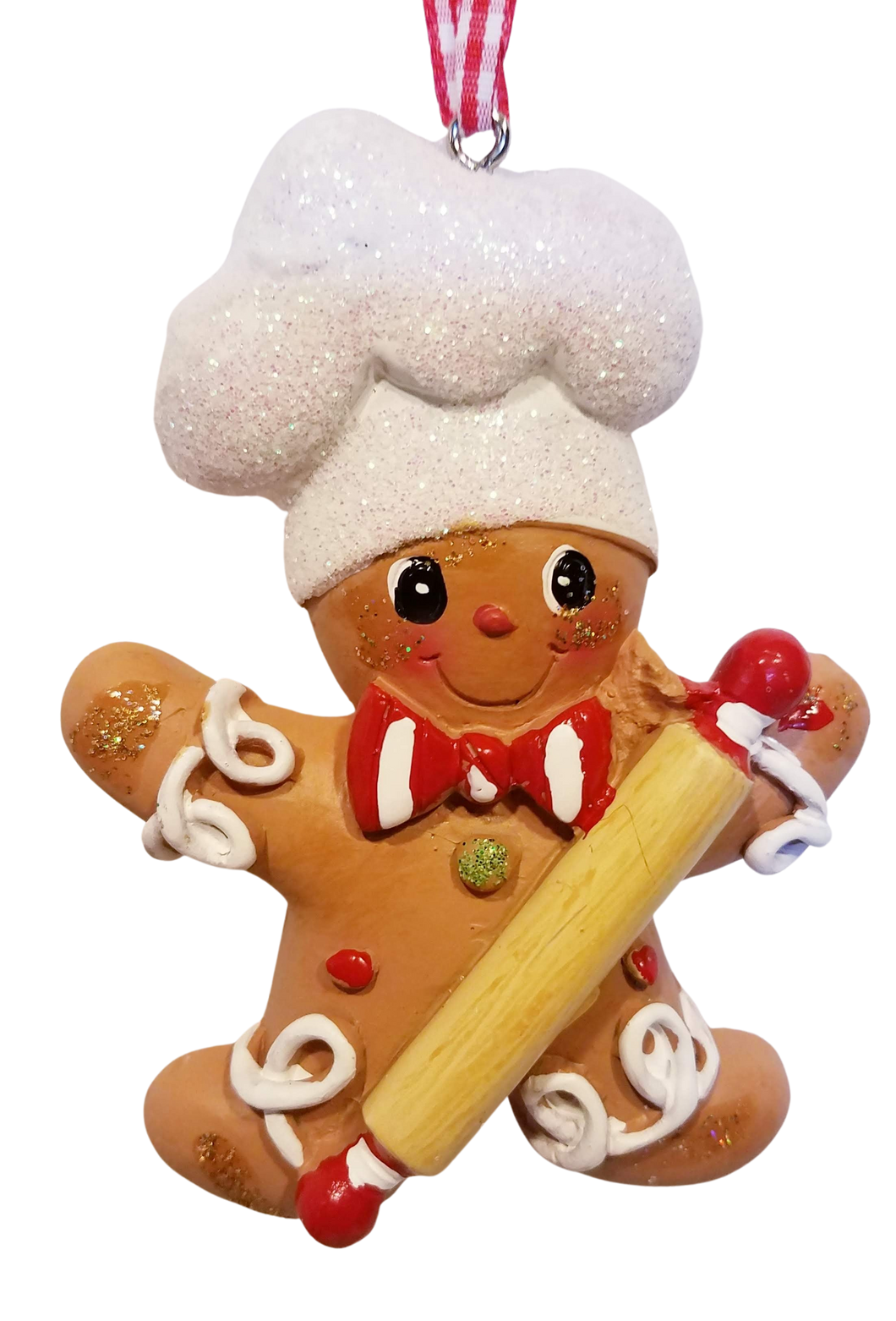 Gingerbread Boy and Girl Chef Ornaments Assortment