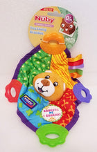 Load image into Gallery viewer, Nuby Comfort Teething Blankie Assorted Animals 10&quot;x10&quot;
