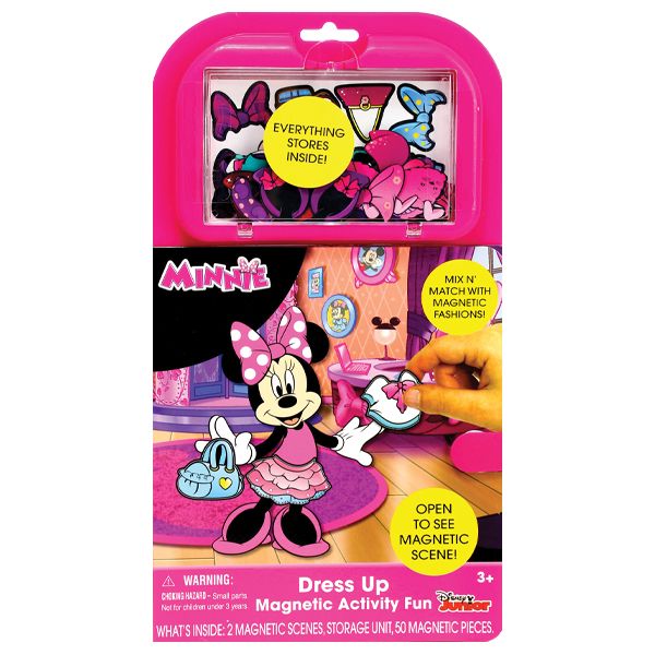 Minnie Mouse Magnetic Dress Up Activity Book 50 Pieces