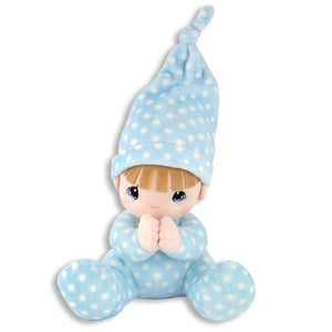 Plush Precious Moments Boy Prayer Doll 10" Recites- Now I Lay Me Down to Sleep