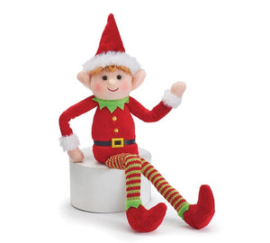 Plush Christmas Boy Elf 7.25"