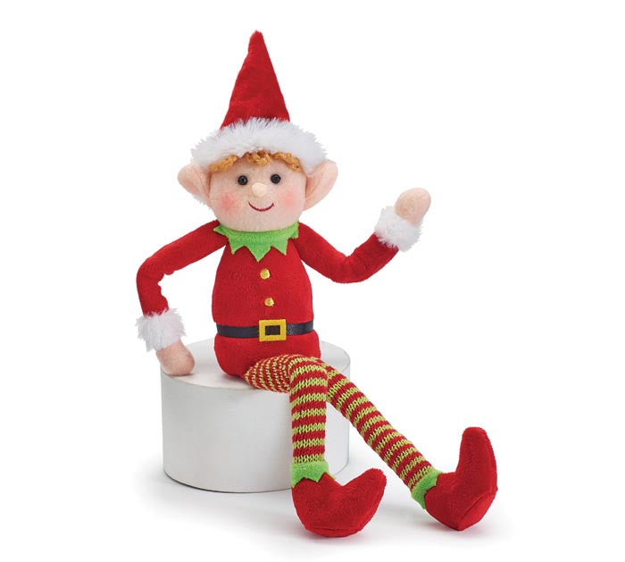 Plush Christmas Boy Elf 7.25