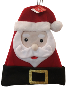 Christmas Santa Hat plush 14.5" one size