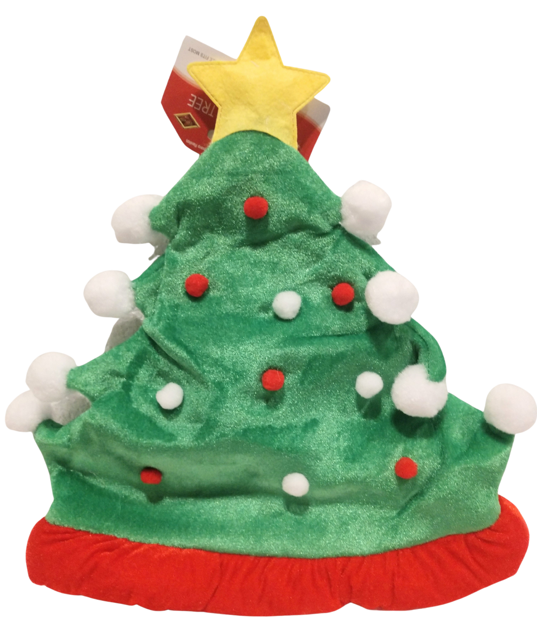 Plush Christmas Tree Hat with star 16