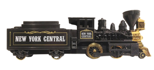 10" Diecast Steam Engine Locomotive Die Cast New York Central Black & Gold