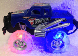 Black 6" Light-Up Big Wheel Truck