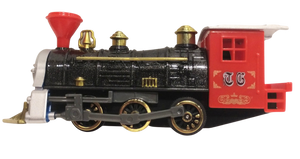 Red & Black 7" Diecast Pull Back Locomotive