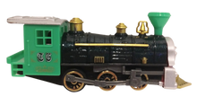 Load image into Gallery viewer, Green 7&quot; Diecast Pull Back Locomotive
