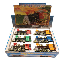 Load image into Gallery viewer, Orange &amp; Brown 7&quot; Diecast Pull Back Locomotive
