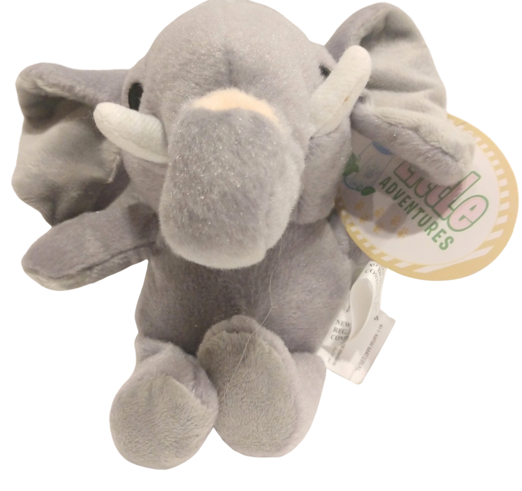 6” baby elephant plush