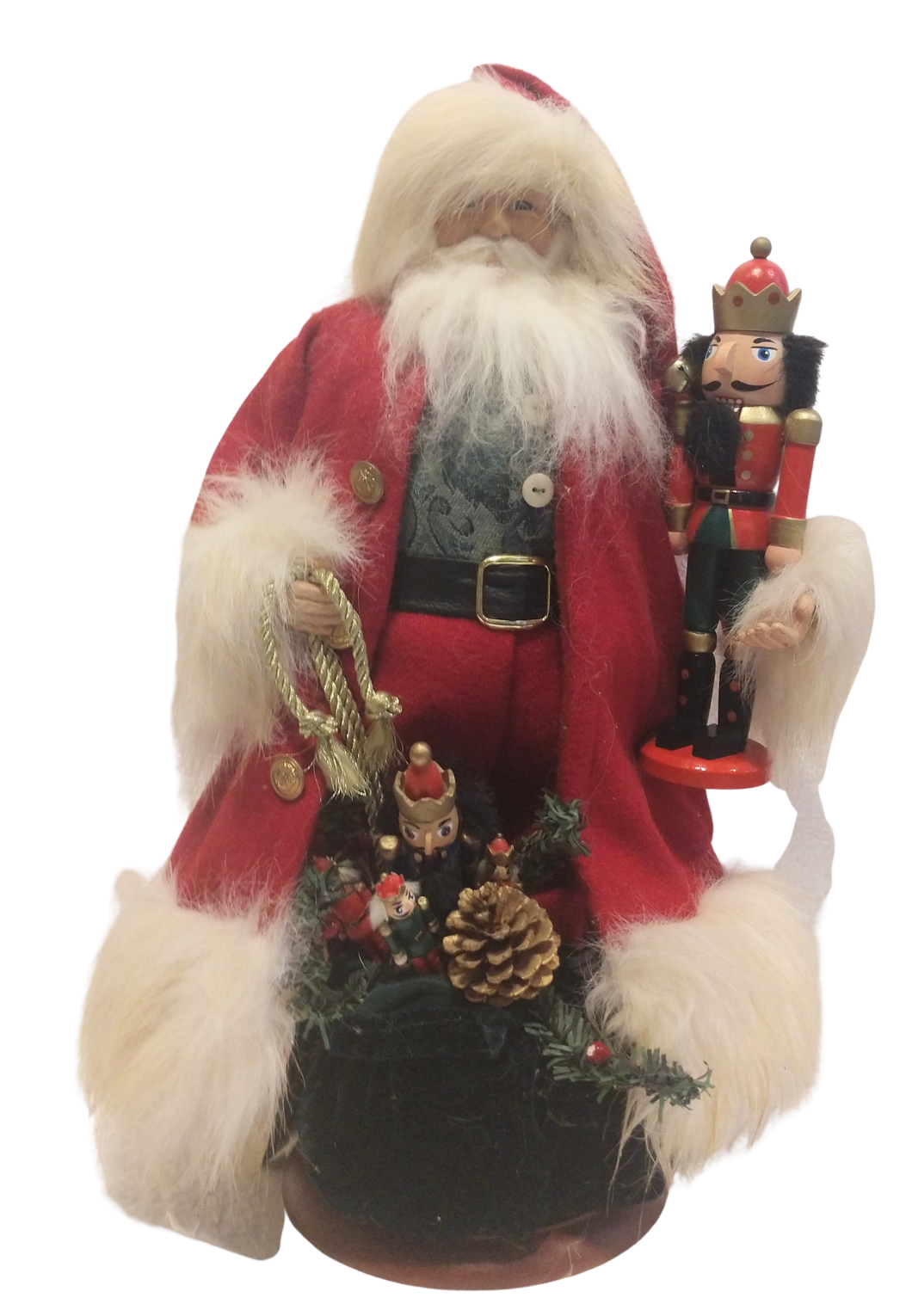 Santa Figure with Nutcrackers 18