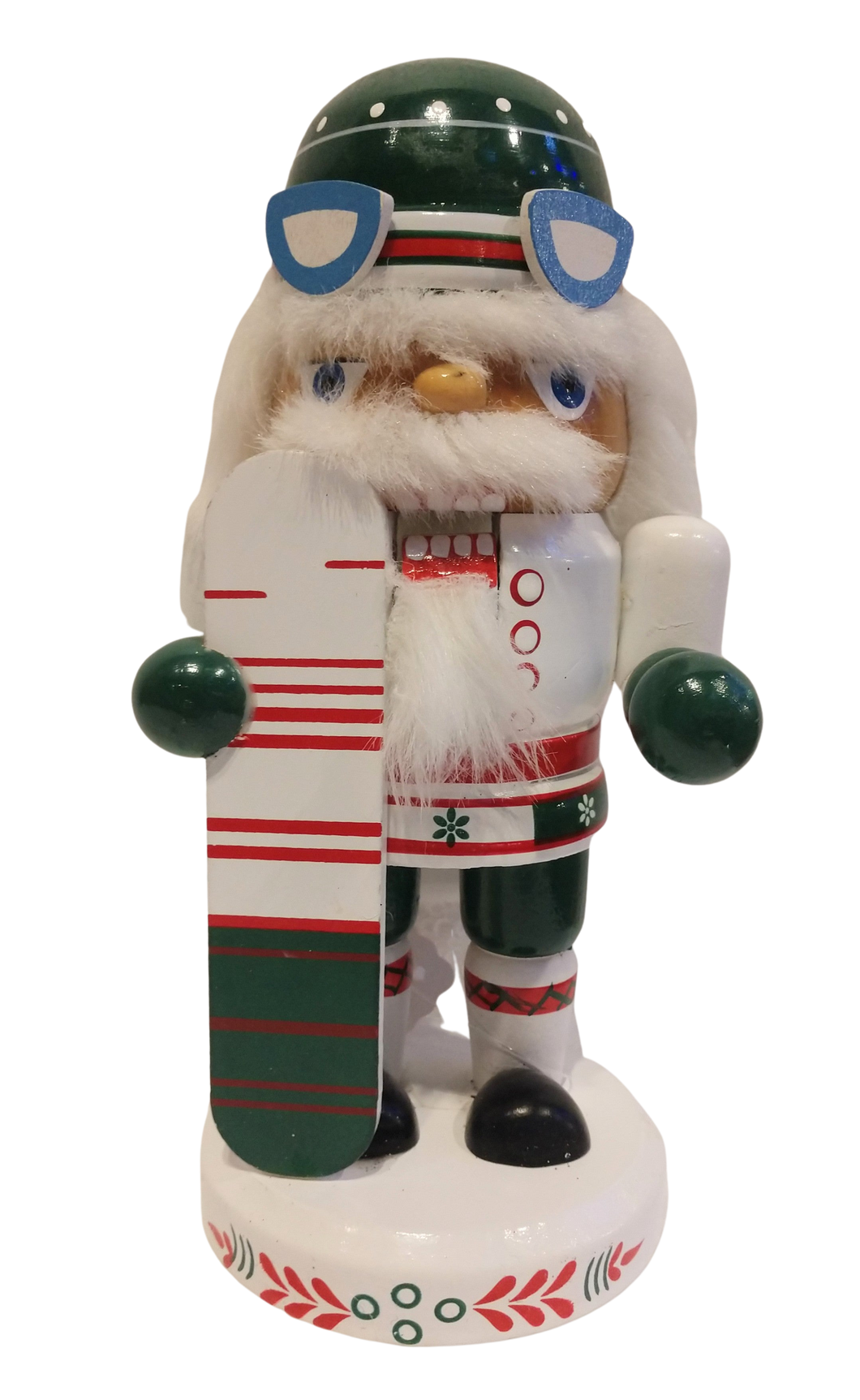 Santa Nutcracker with Snow Board/Goggles 8