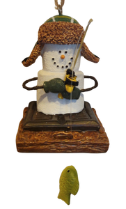 Smores Ice Fishing Ornament