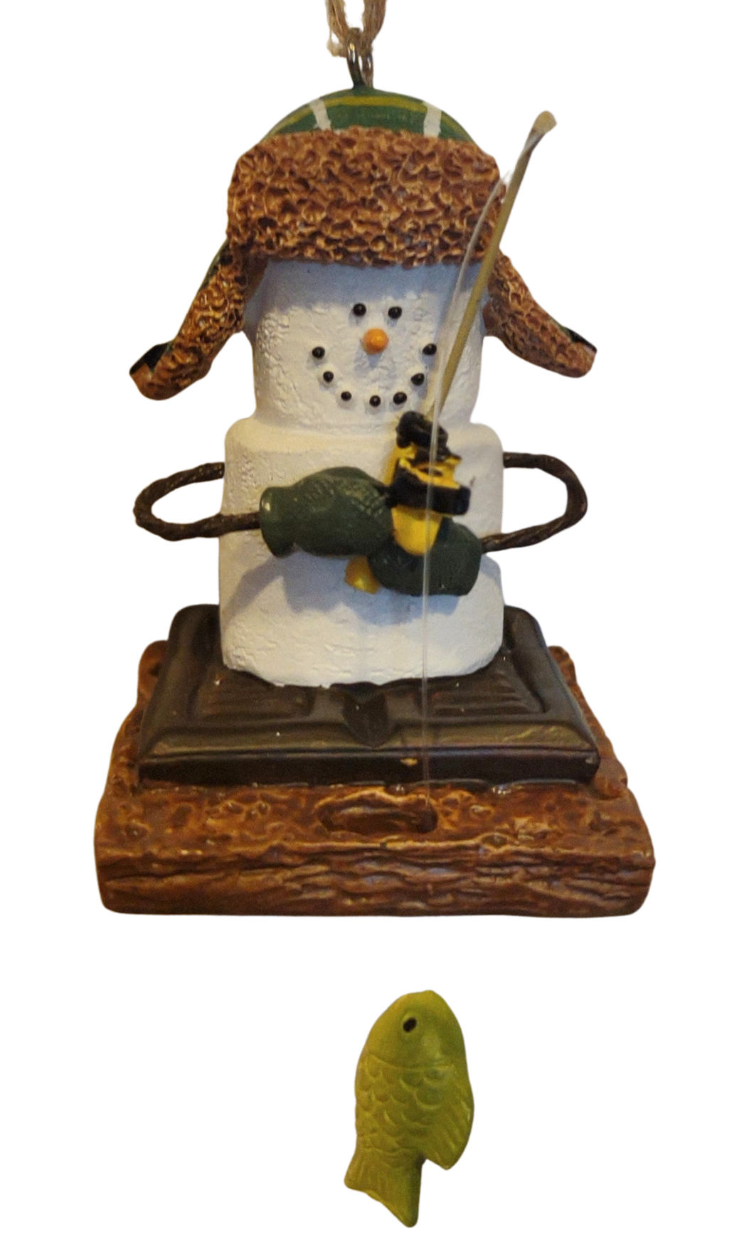 Smores Ice Fishing Ornament