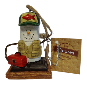 Smores Fisherman Ornament