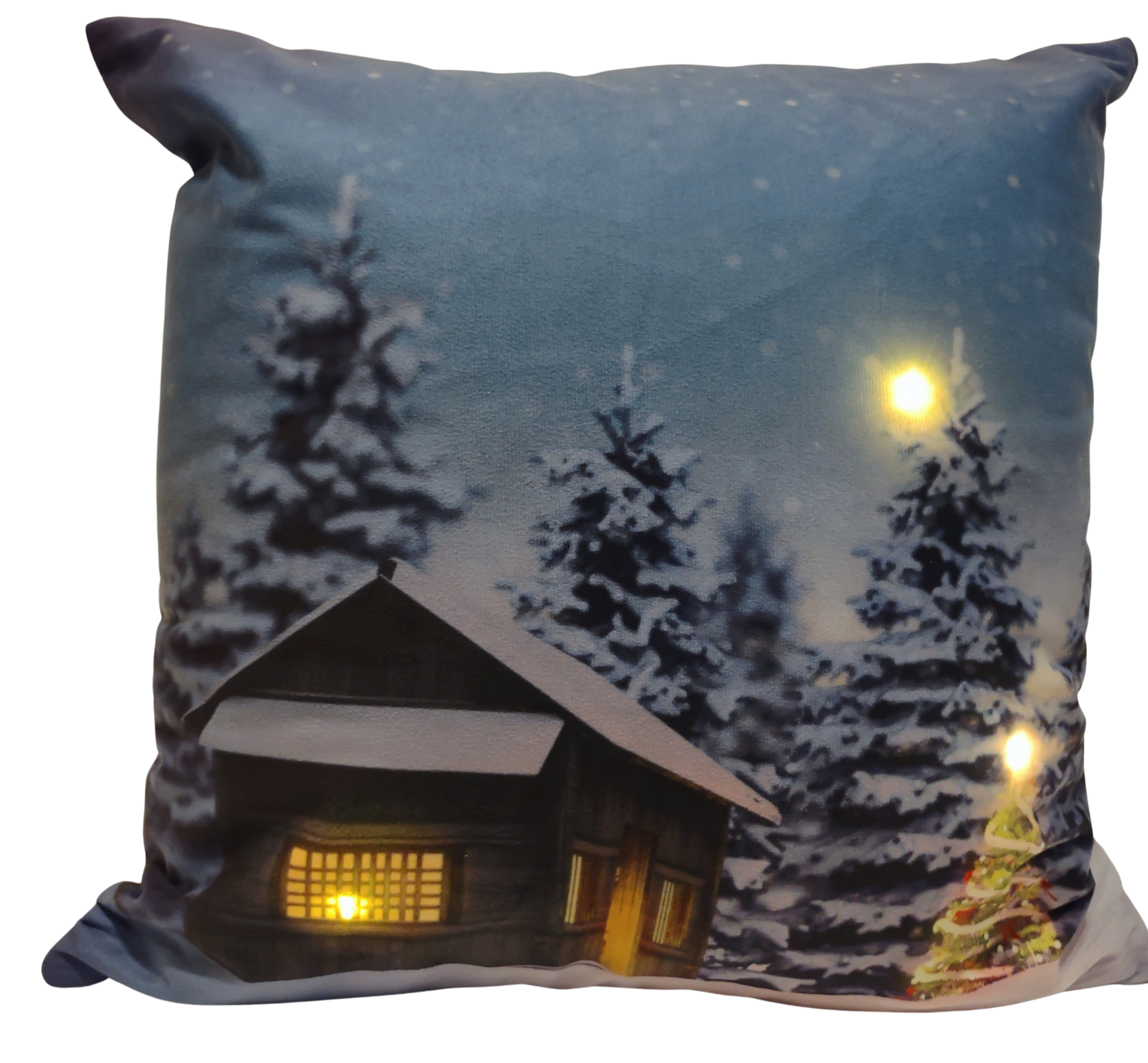 Christmas Tree Throw Pillow With LED Lights - On Sale - Bed Bath