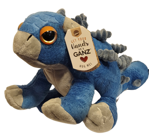 Blue Dinosaur Plush 15"