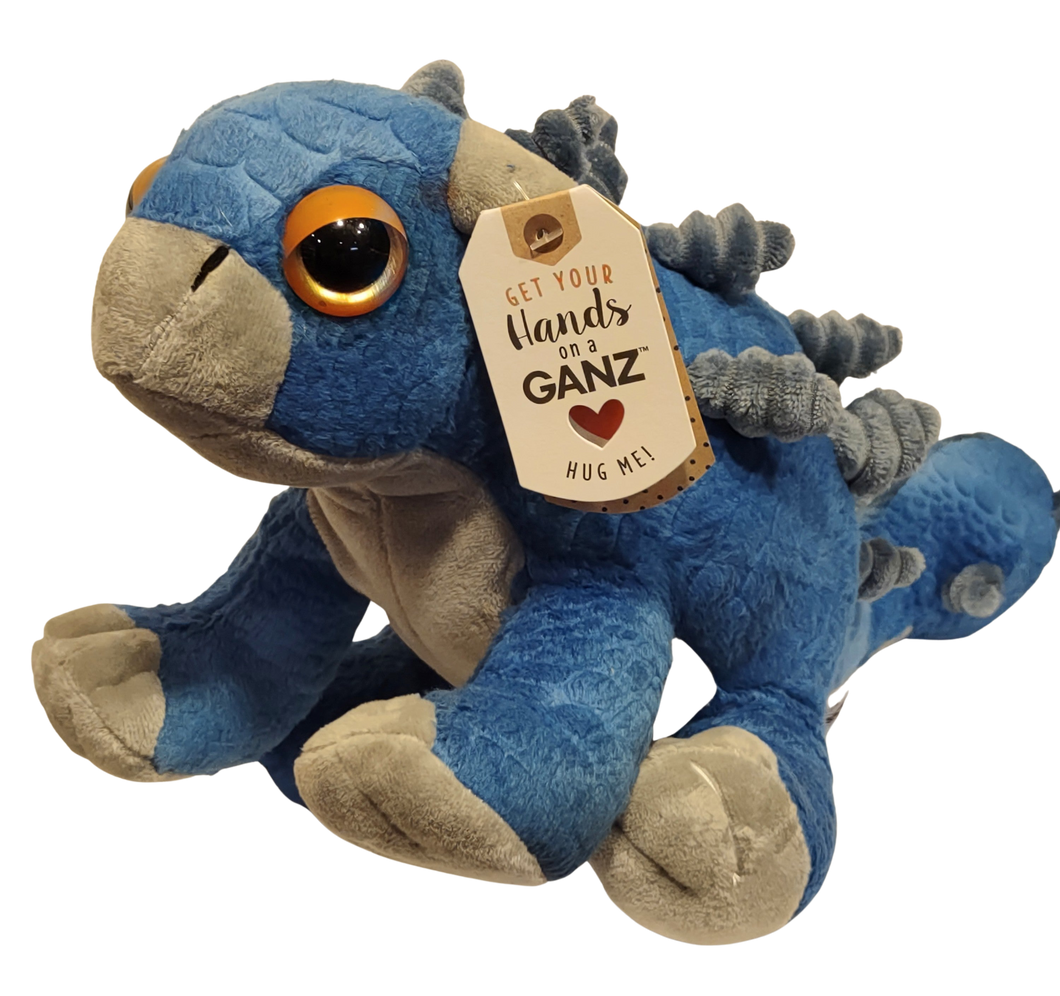 Blue Dinosaur Plush 15