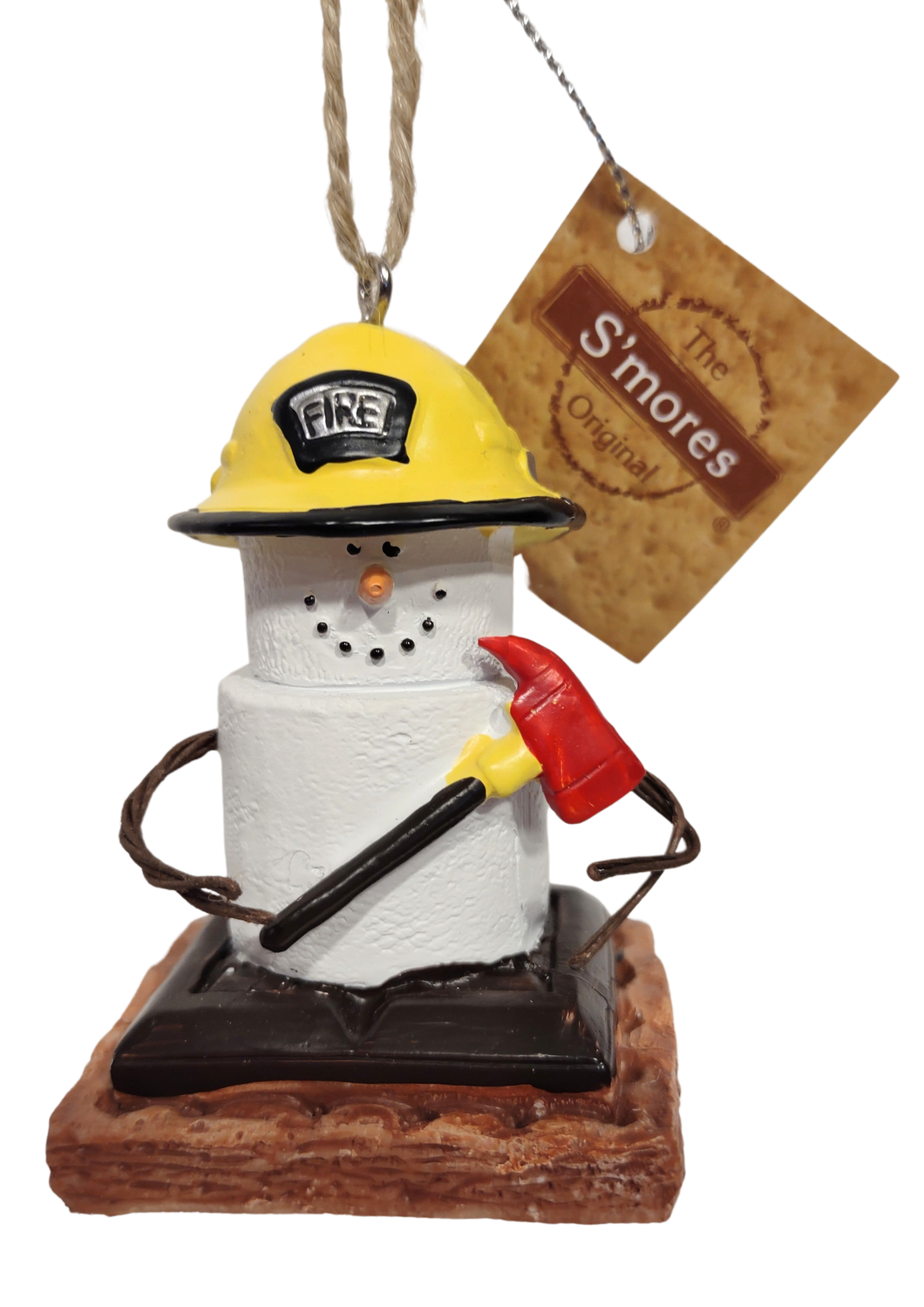 Smores Fireman Ornament