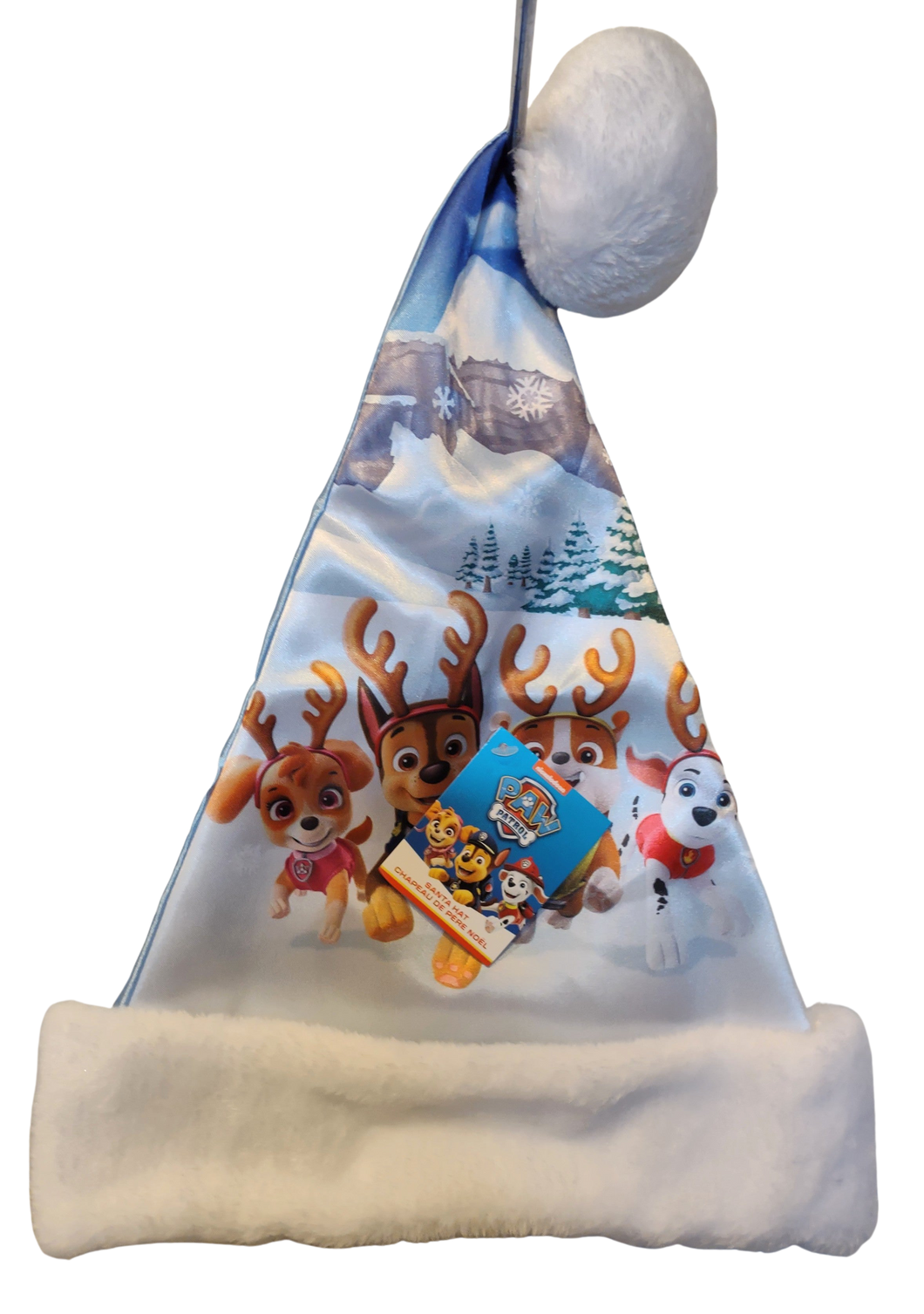 Paw Patrol Santa Hat with Marshall/Chase/Ruble & Skye in Winter Scene 16