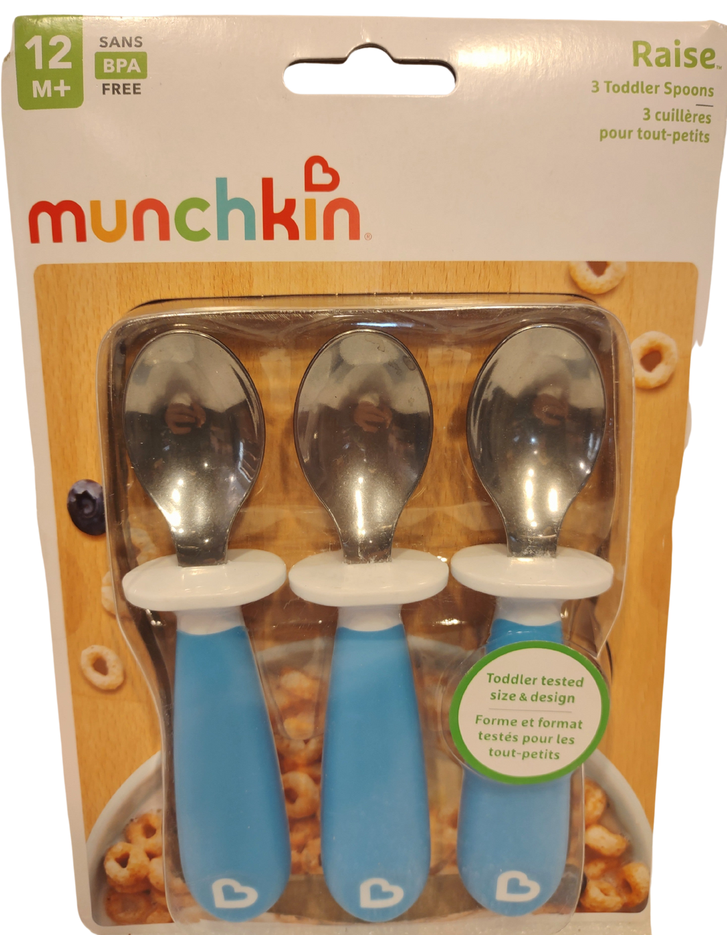 Three Blue Munchkin Toddler Spoons – THE CHRISTMAS RANCH