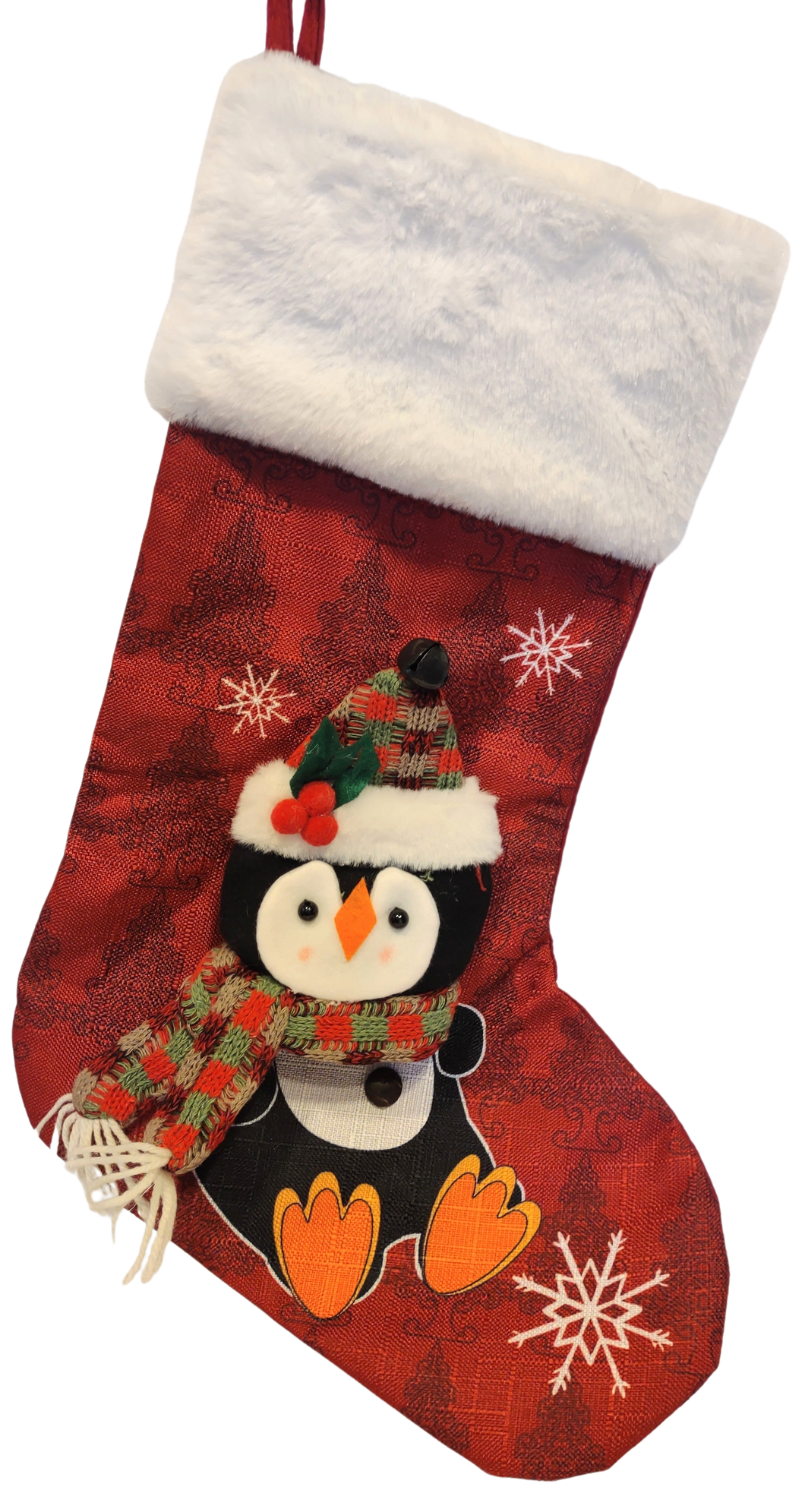 Plaid / Bucilla - Christmas Village Stocking w/Lights