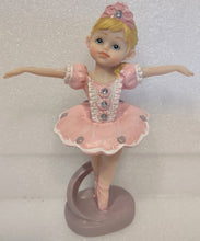 Load image into Gallery viewer, Painted Resin Pink Girl Ballerina Figurine 6&quot; Assorted Poses
