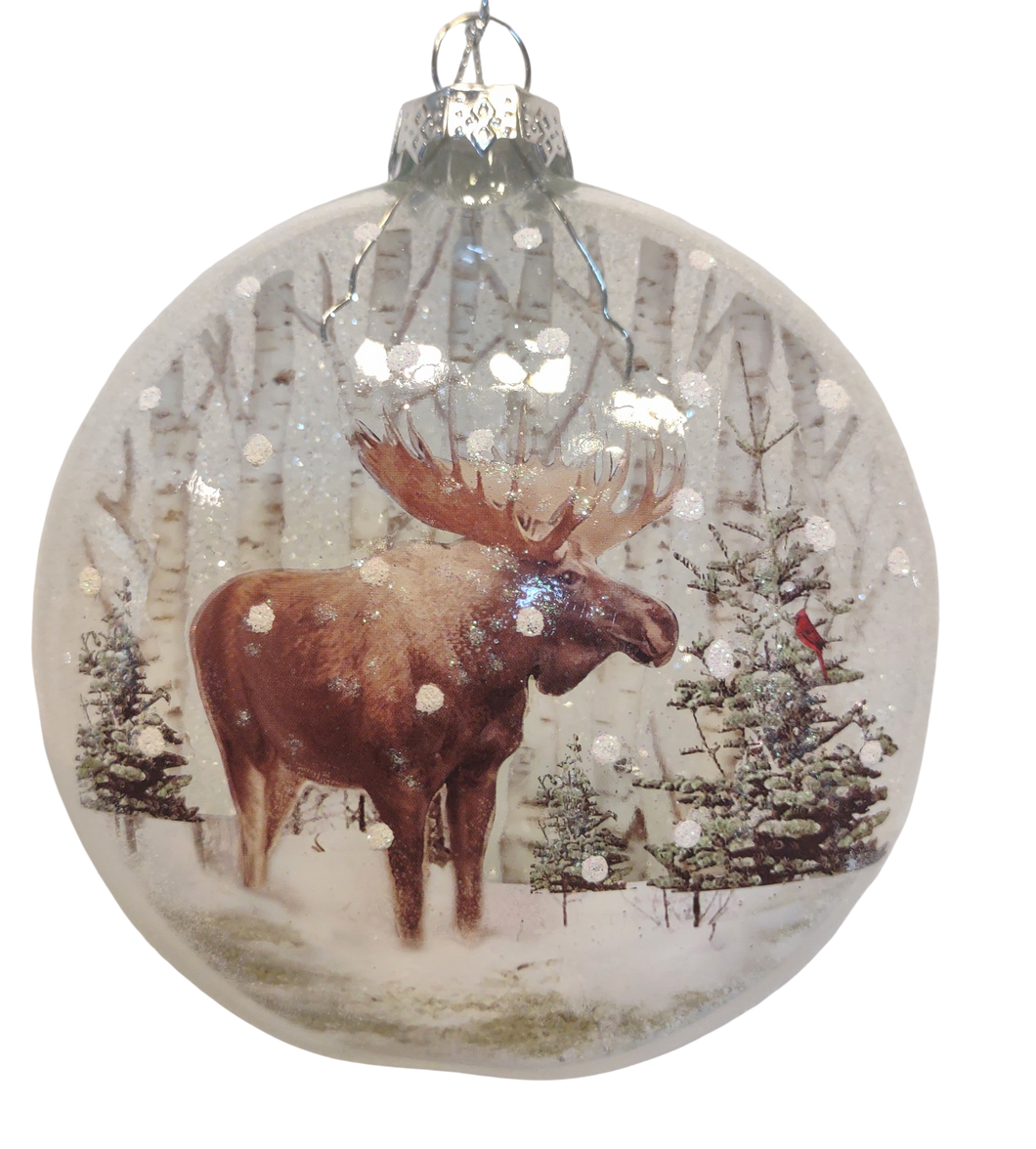 Get in the Christmas Spirit with the Moose Glass