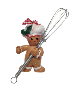 Gingerbread Boy Ornament with Baking Utensils Ornament Assortment