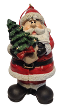 Load image into Gallery viewer, Santa Ornament Holding a Christmas Tree, Christmas Gifts or Sack of Christmas Gifts
