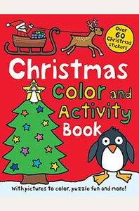 Christmas Color & Activity Book - Over 60 Christmas Stickers