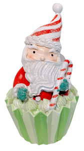 Red/White/Green Christmas Cupcake Figurine Assortment