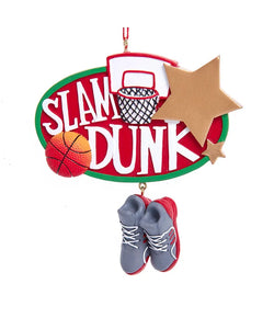 Basketball "Slam Dunk" Ornament