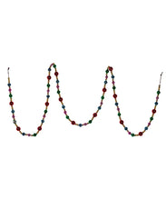 Load image into Gallery viewer, Multicolored Beaded Glass Garland 6 ft
