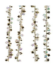 Load image into Gallery viewer, Iridescent Gold Beaded Garland  9 ft
