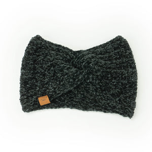 Ladies Black Knit Beyond Soft Head Warmer