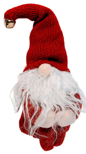 Plush Red Santa Gnome Shelf Sitter