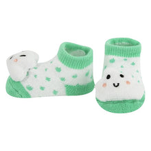 Load image into Gallery viewer, 2 Pack Rattle Booties with Stars &amp; Clouds

