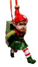 Load image into Gallery viewer, Jolly Elf Ornament Assortment
