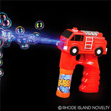 Load image into Gallery viewer, Light And Sound Fire Truck Bubble Blaster 5&quot;
