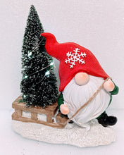 Load image into Gallery viewer, Light Up Gnome with Bottle Brush Tree Assortment
