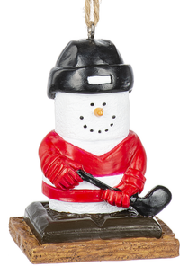 Smore's Hockey Player Ornament