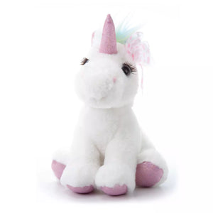 Plush White/Pink  Lash'z  Unicorn
