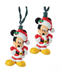 Mickey Mouse Christmas Light Set 10 Lights