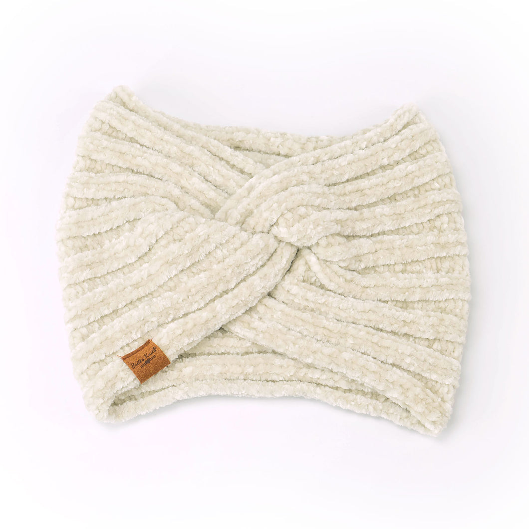 Ladies Oatmeal Knit Beyond Soft Head Warmer