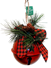 Load image into Gallery viewer, Red &amp; Silver Bell Ornaments Assortment
