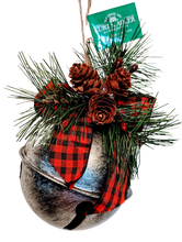 Load image into Gallery viewer, Red &amp; Silver Bell Ornaments Assortment
