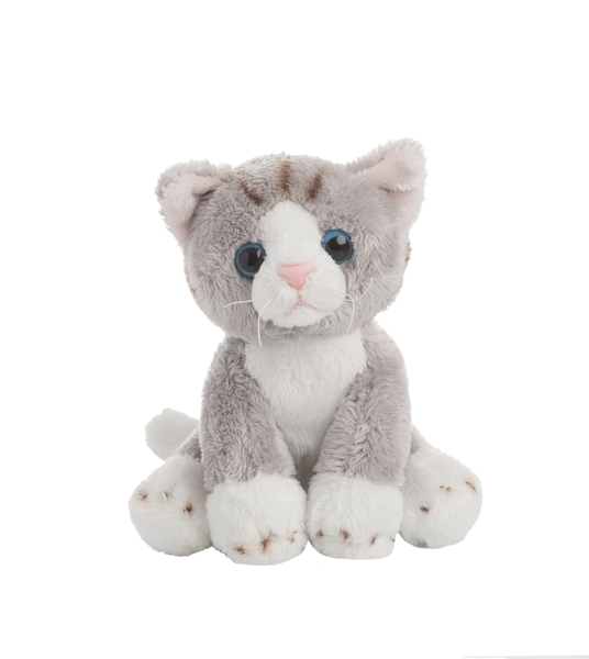 Plush Mini Grey Kitten