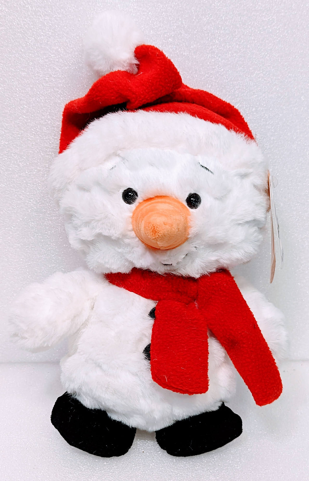 Plush Snowman with Red Santa Hat/ Red Scarf 10
